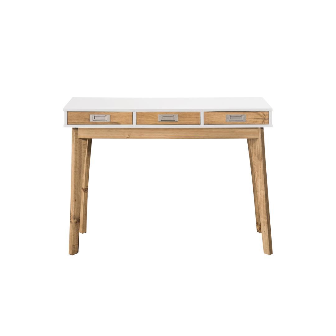 Manhattan Comfort Rustic Mid-Century Modern 3-Drawer Jackie 39.76" Entryway