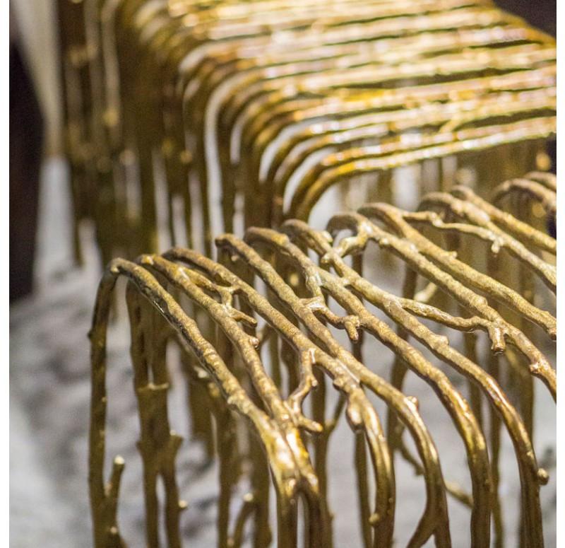 Gold Leaf Design Group Twig Benches