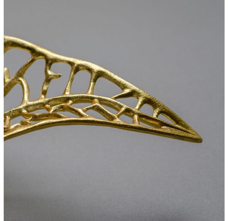 Gold Leaf Design Group Skeleton Leaf Bowl