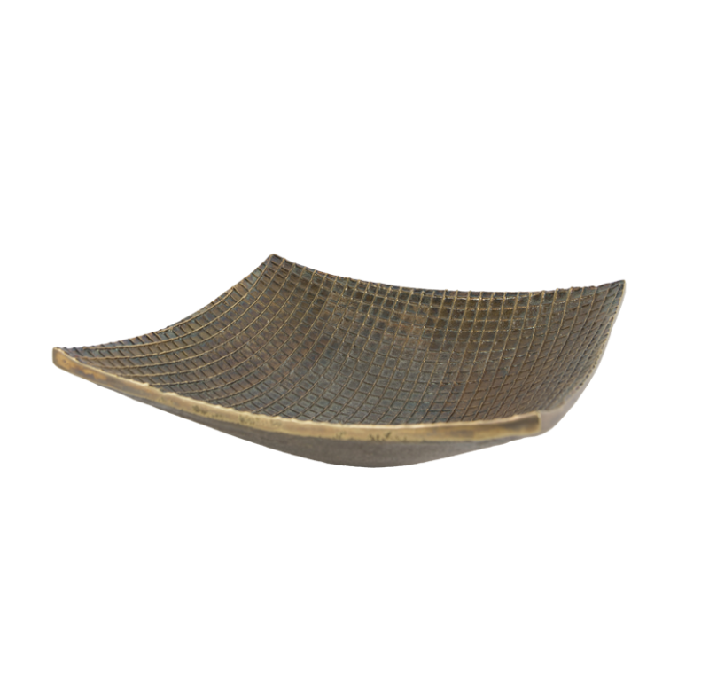 Gold Leaf Design Group Wapul Square Platter
