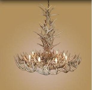 Antlerworx 8 Light XXL Whitetail/Mule Deer Antler Chandelier (AWC-24)