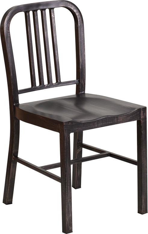 Flash Furniture Metal Indoor-Outdoor Chair