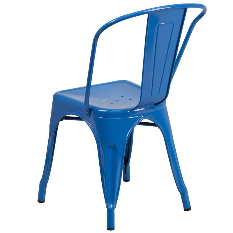 Flash Furniture Metal Indoor-Outdoor Stackable Chair