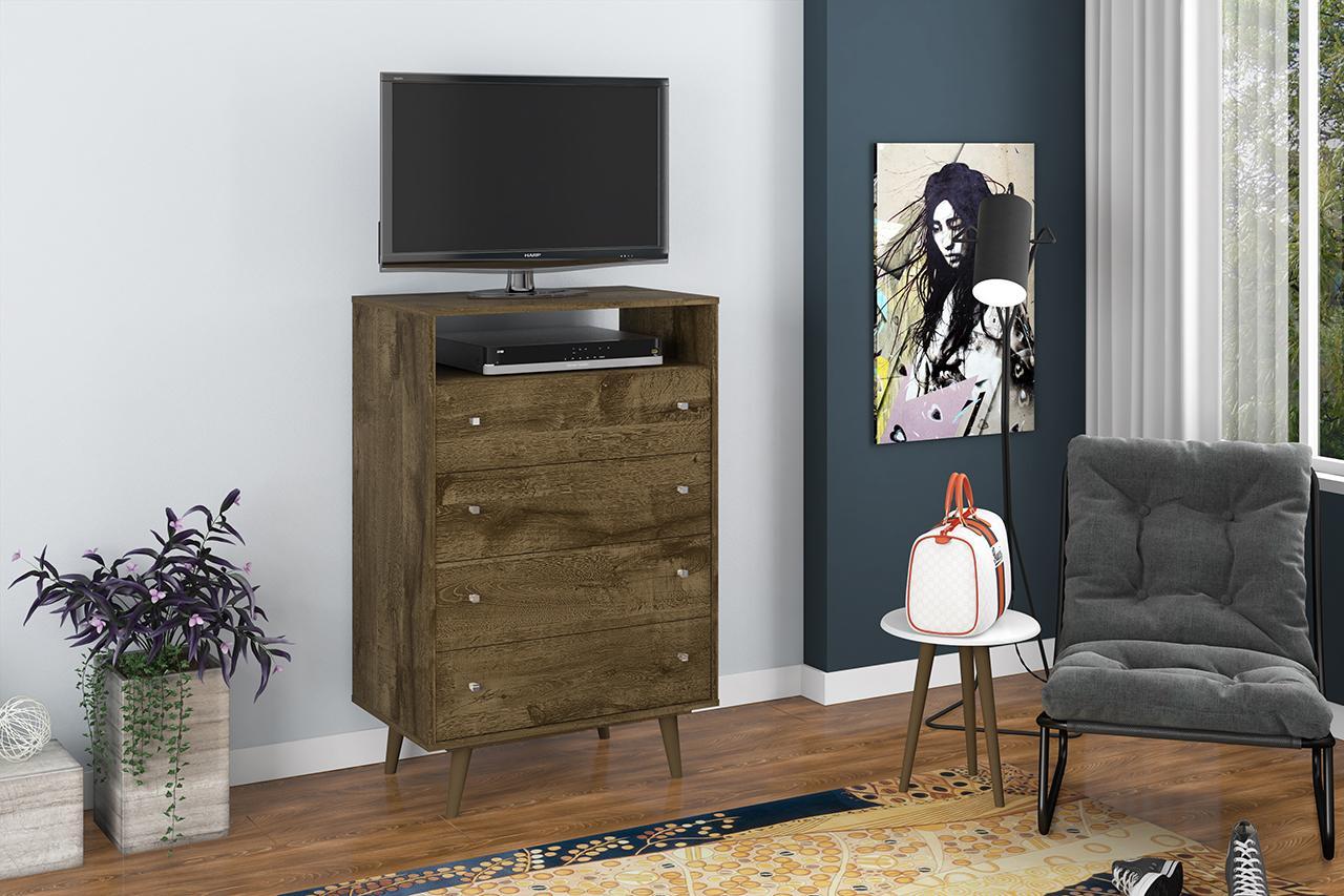 Manhattan Comfort Liberty 4-Drawer Dresser Chest