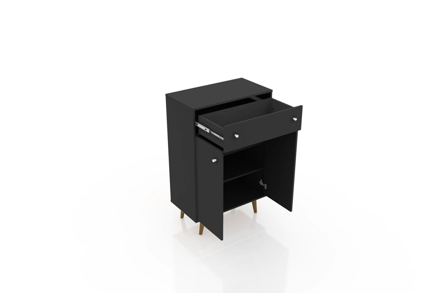 Manhattan Comfort Liberty 1-Drawer 28.07" Storage Cabinet