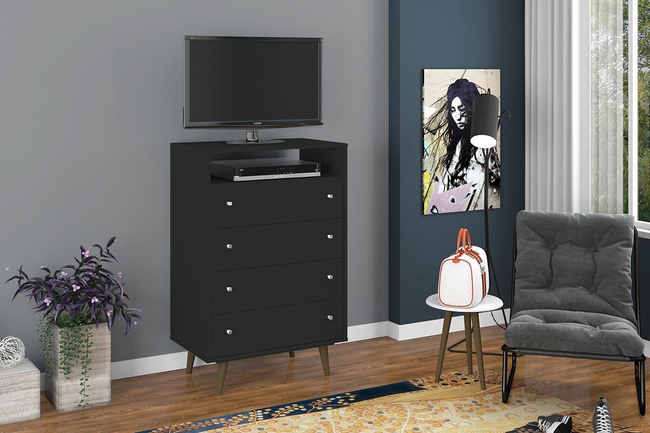Manhattan Comfort Liberty 4-Drawer Dresser Chest