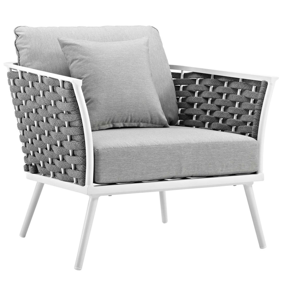Modway Stance 2 Piece Outdoor Patio Aluminum Sectional Sofa Set-EEI-3164 | Outdoor Sofas, Loveseats & Sectionals | Modishstore-4