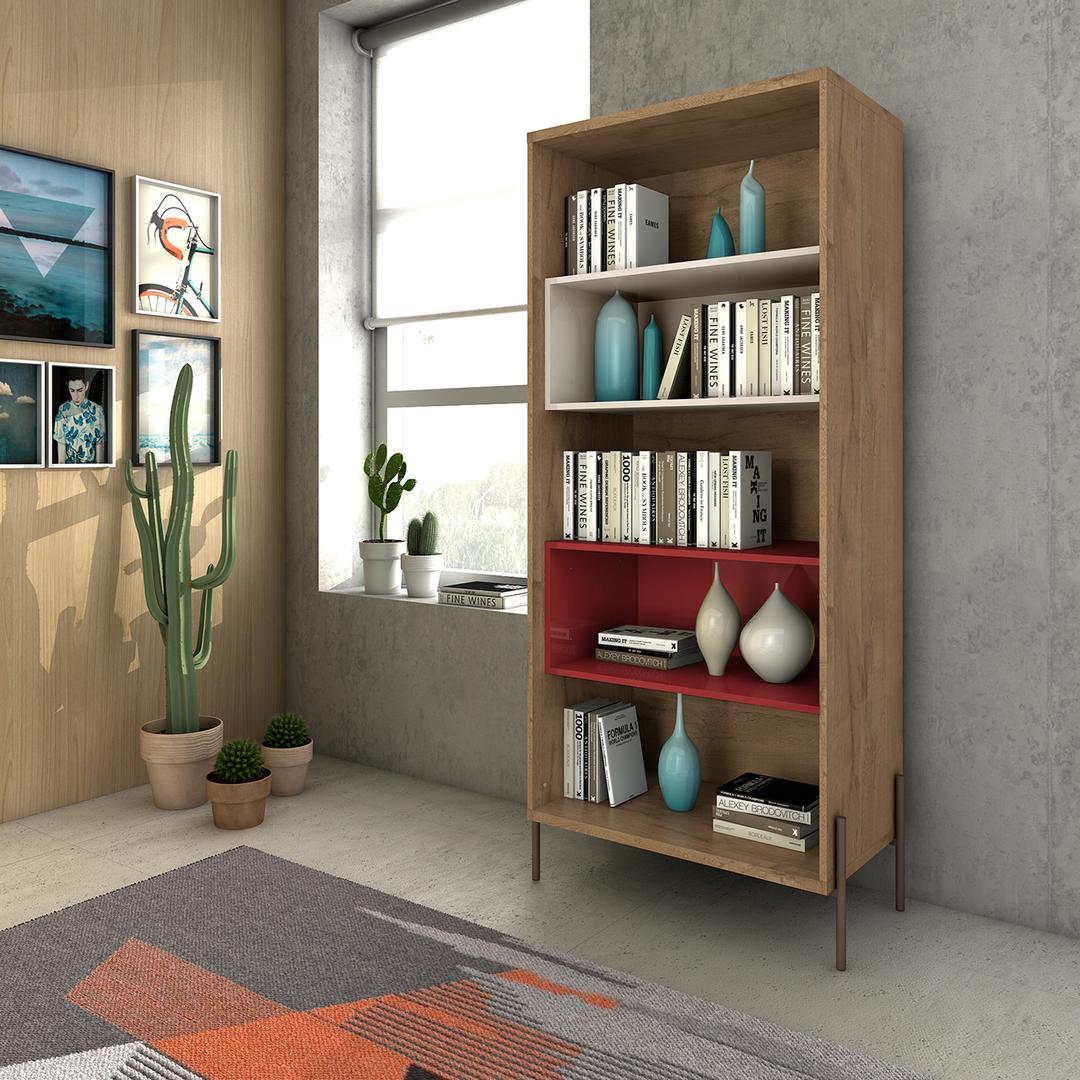Manhattan Comfort Joy 5- Shelf Bookcase