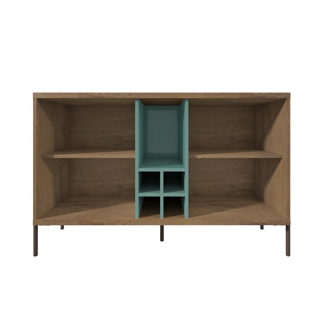 Manhattan Comfort Joy 4-Bottle Wine Buffet Stand