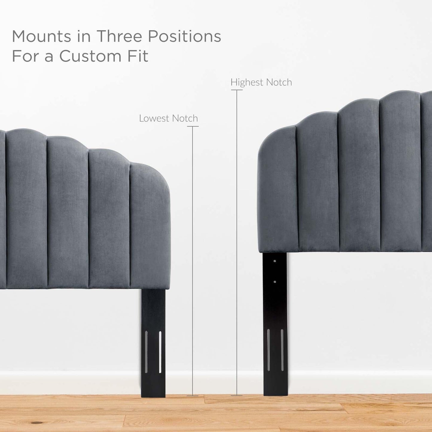 Modway Veronique Twin Performance Velvet Headboard | Headboards | Modishstore-8