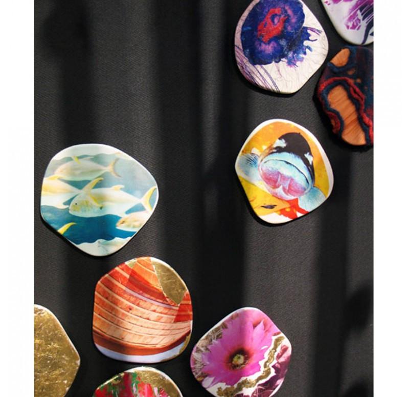 Gold Leaf Design Group Cloud Wall Play - Set Of 6