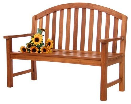 All Things Cedar Teak Derby Bench