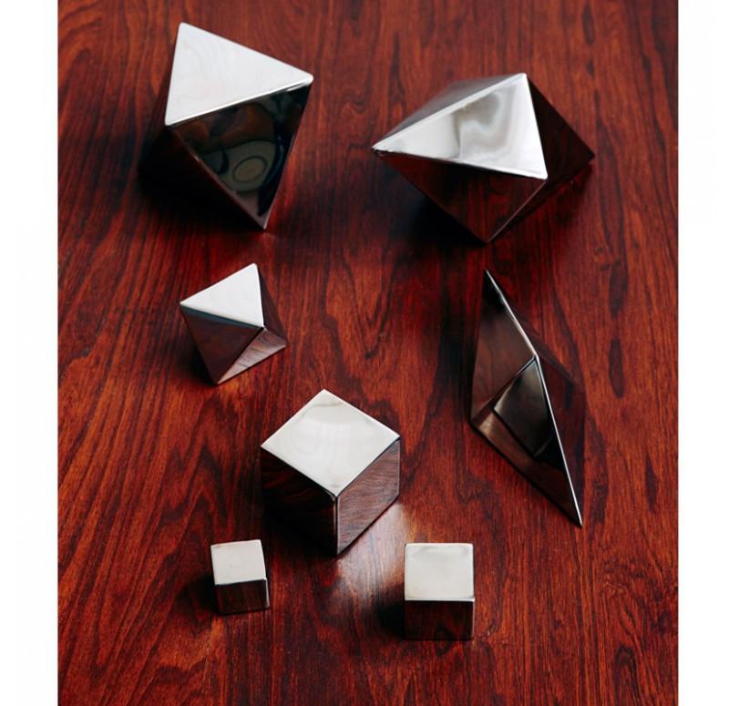 Gold Leaf Design Group Stainless Steel Cube - Set/6