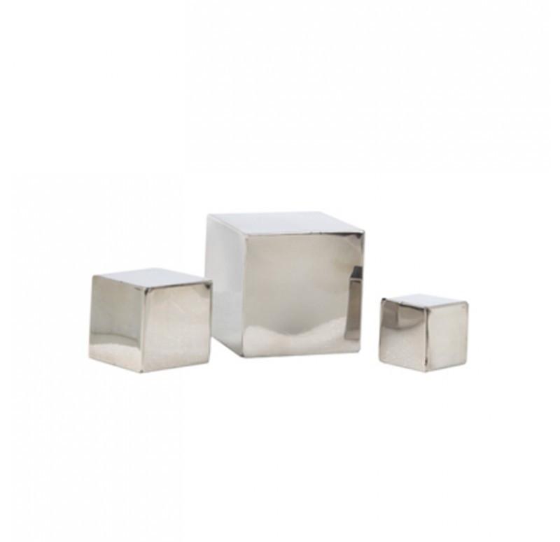 Gold Leaf Design Group Stainless Steel Cube - Set/6