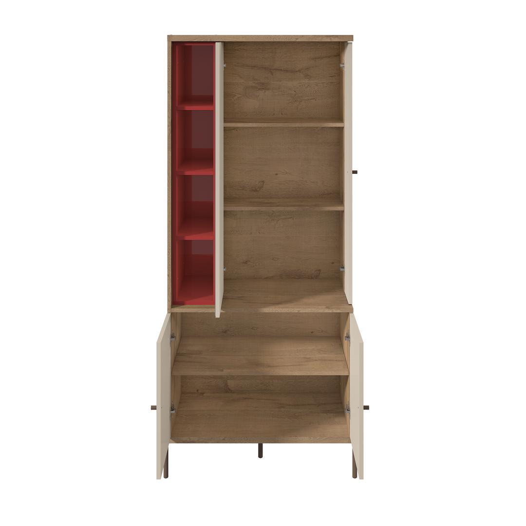 Manhattan Comfort Joy Vanity Jewelry Armoire with Mirror
