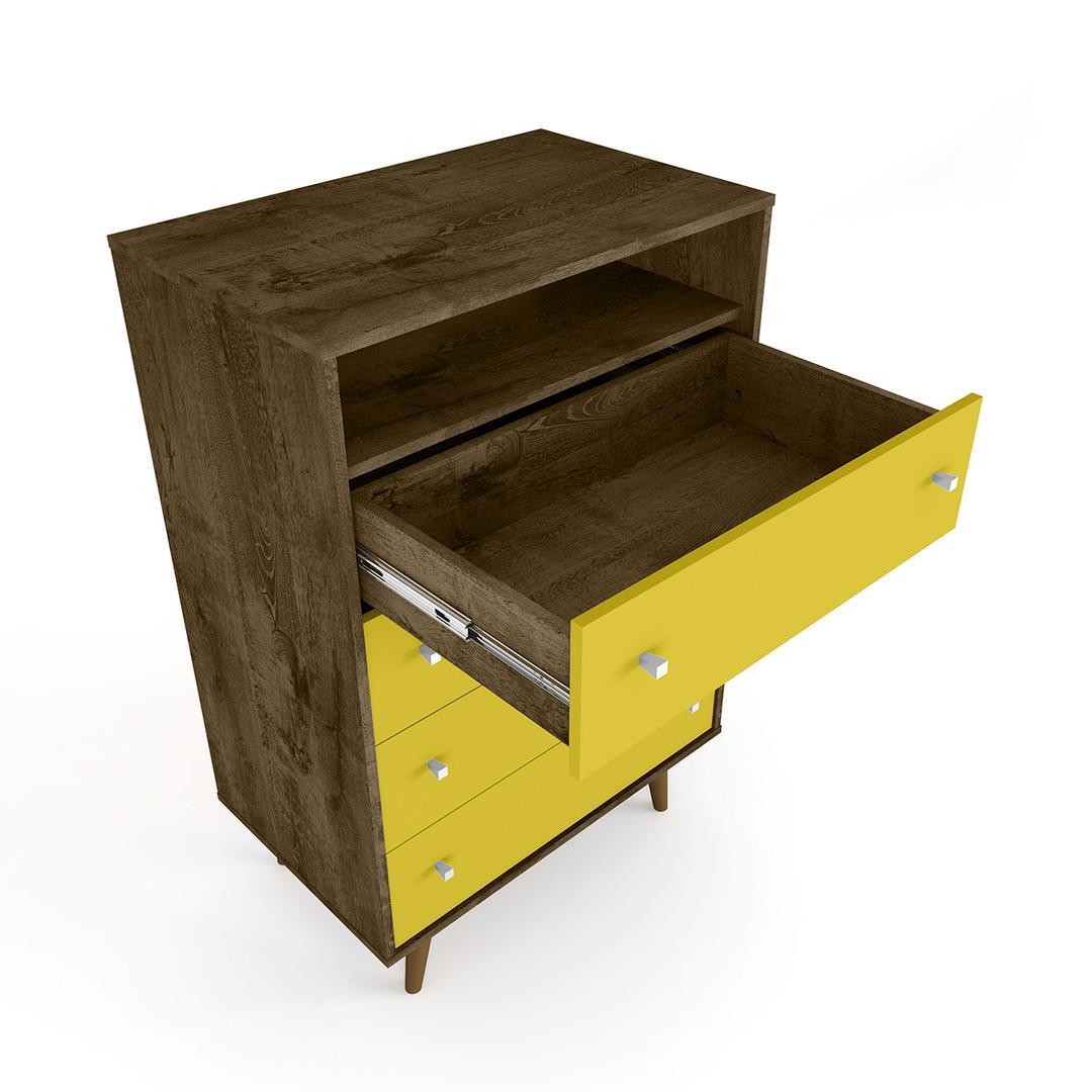 Manhattan Comfort Liberty 4-Drawer Dresser Chest