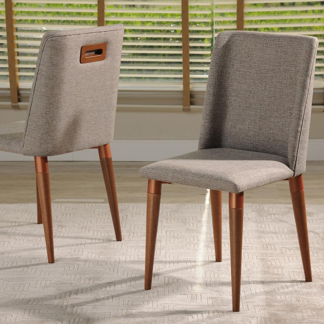 Manhattan Comfort Tampa Dining Chair with Back Handle Design