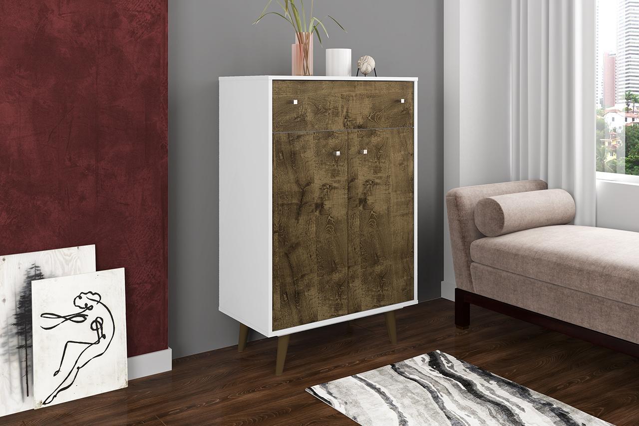 Manhattan Comfort Liberty 1-Drawer 28.07" Storage Cabinet