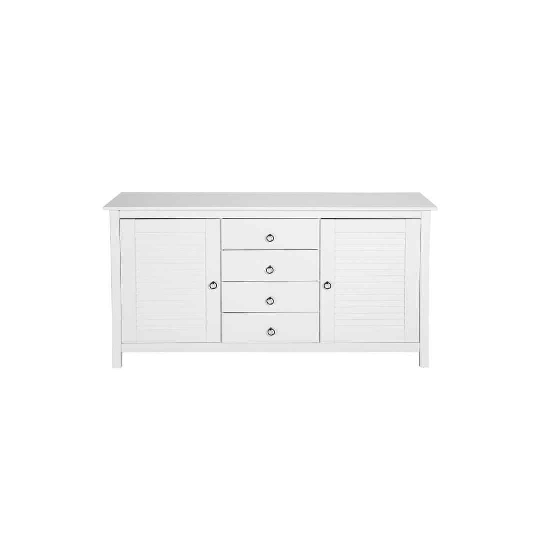 Manhattan Comfort Modern Country 4-Drawer Sullivan 59.05" Dresser Chest