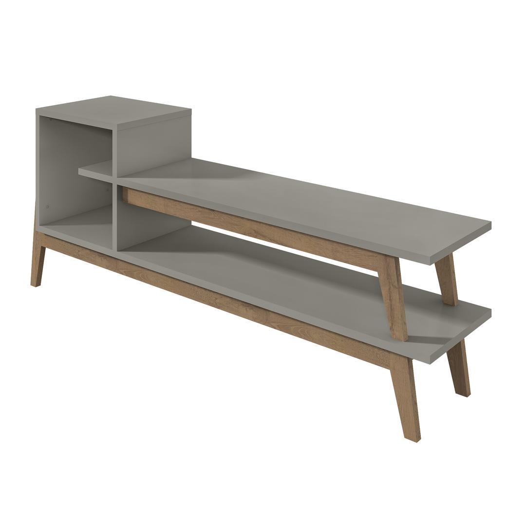 Manhattan Comfort Essence 73.82" TV Stand with 2 Shelves