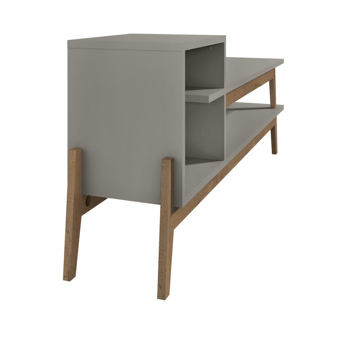 Manhattan Comfort Essence 73.82" TV Stand with 2 Shelves