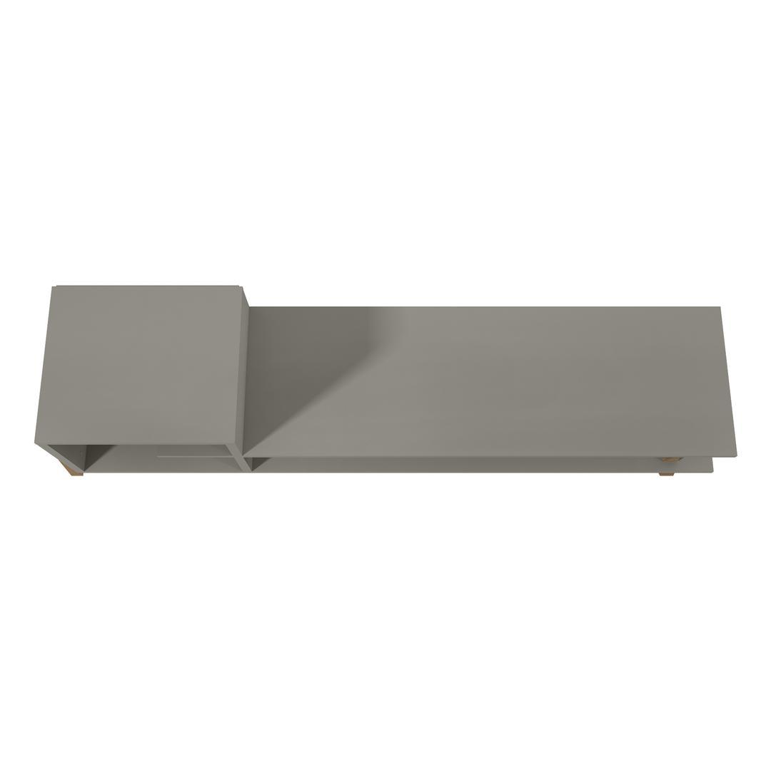 Manhattan Comfort Essence 73.82" TV Stand with 2 Shelves