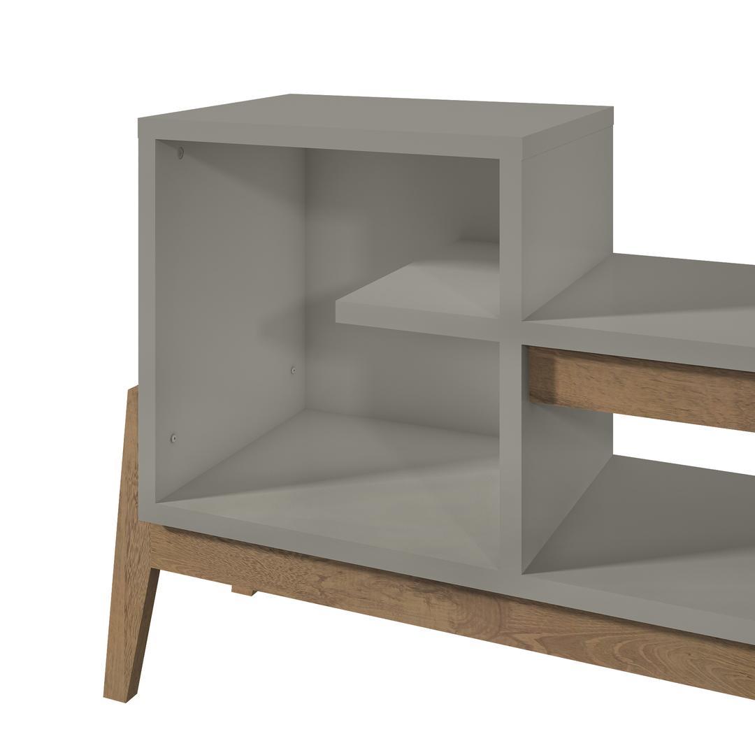 Manhattan Comfort Essence 73.82" TV Stand with 2 Shelves