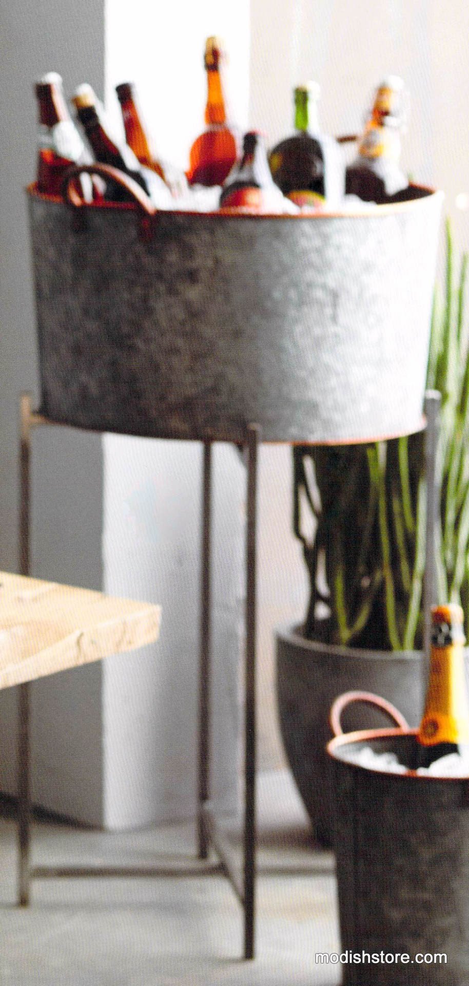 Roost Galisteo Copper Edge Party Bucket with Stand