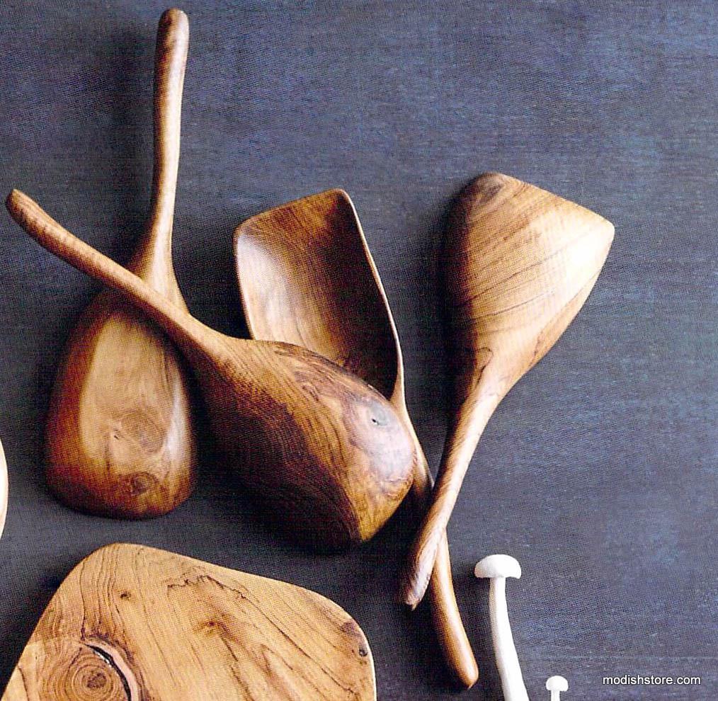 Roost Teak Wood Scoops