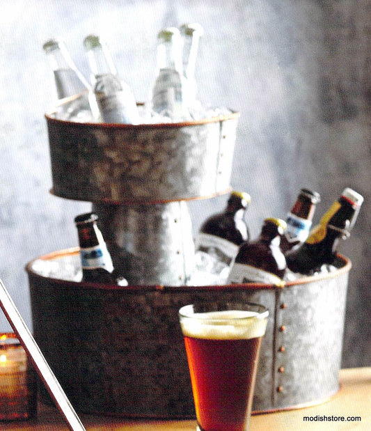 Roost Galisteo Copper Edge Double Tier Party Bucket