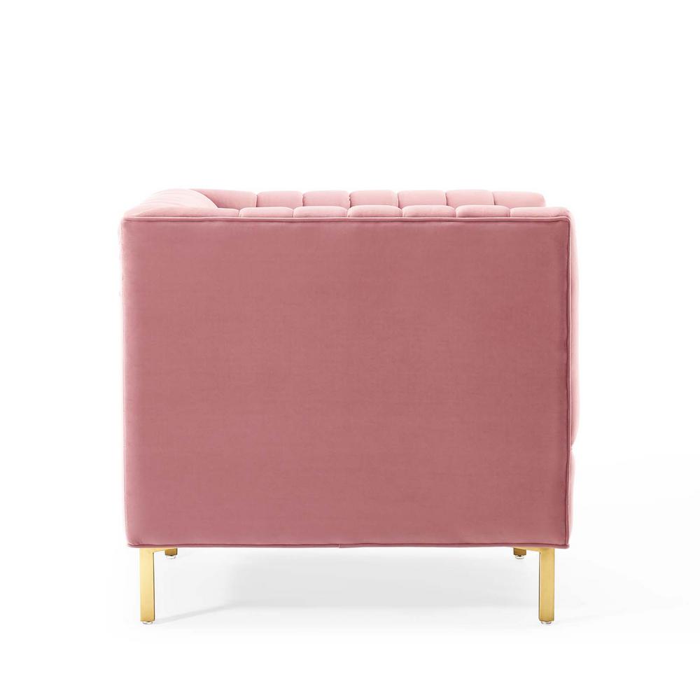 Modway Shift Channel Tufted Performance Velvet Armchair | Armchairs | Modishstore-5