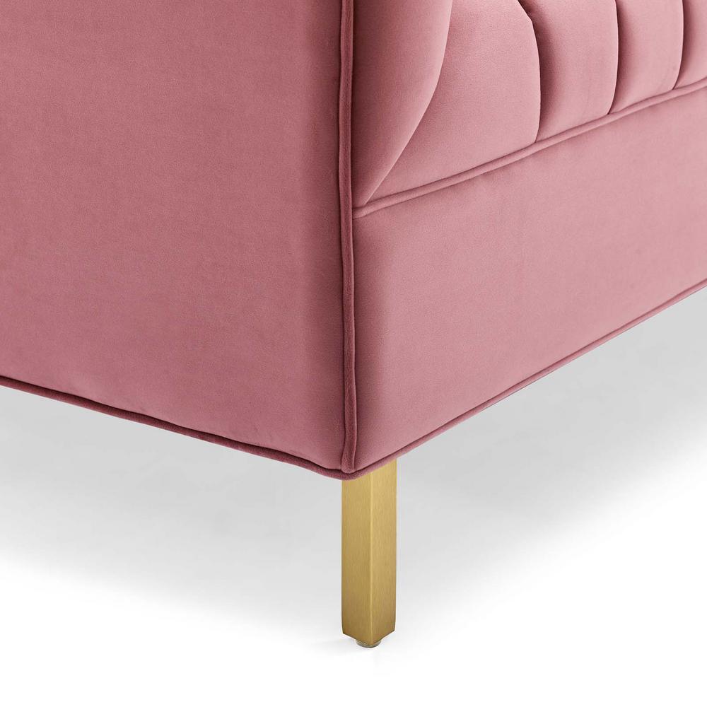 Modway Shift Channel Tufted Performance Velvet Loveseat | Loveseats | Modishstore-3