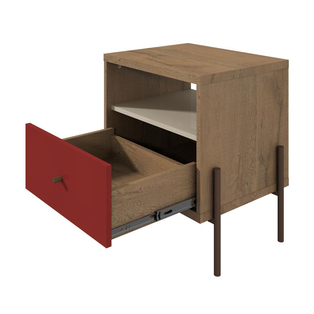Manhattan Comfort Joy 1-Full Extension Drawer Nightstand