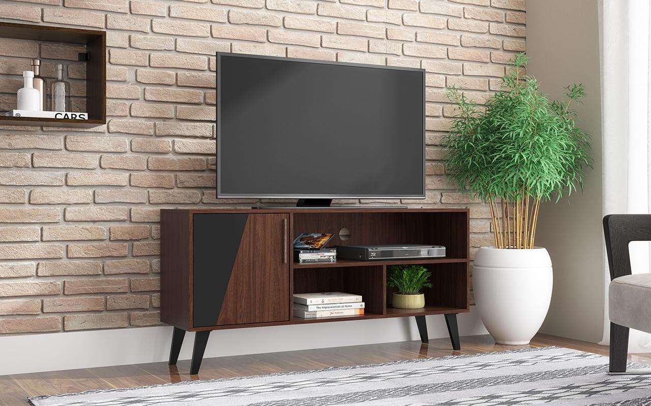 Manhattan Comfort Hogan 53.14 TV Stand with 4 Shelves
