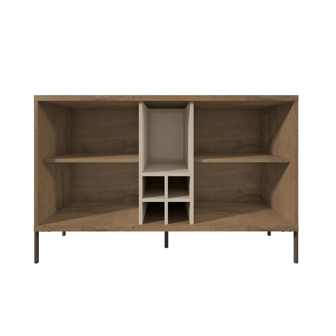 Manhattan Comfort Joy 4-Bottle Wine Buffet Stand