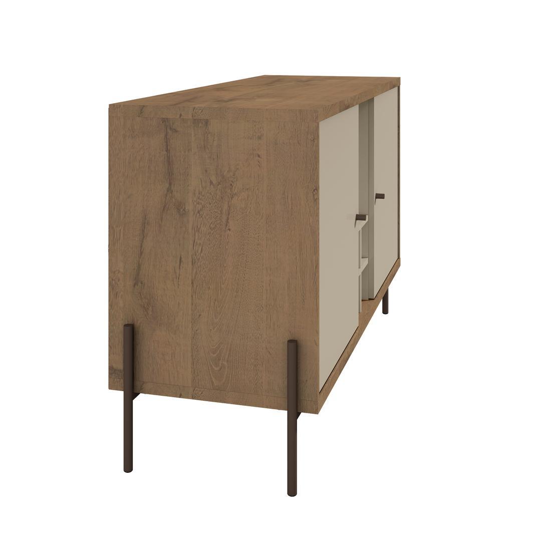 Manhattan Comfort Joy 4-Bottle Wine Buffet Stand