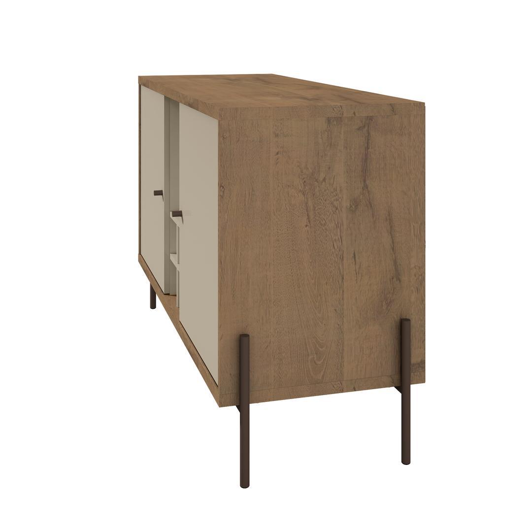 Manhattan Comfort Joy 4-Bottle Wine Buffet Stand