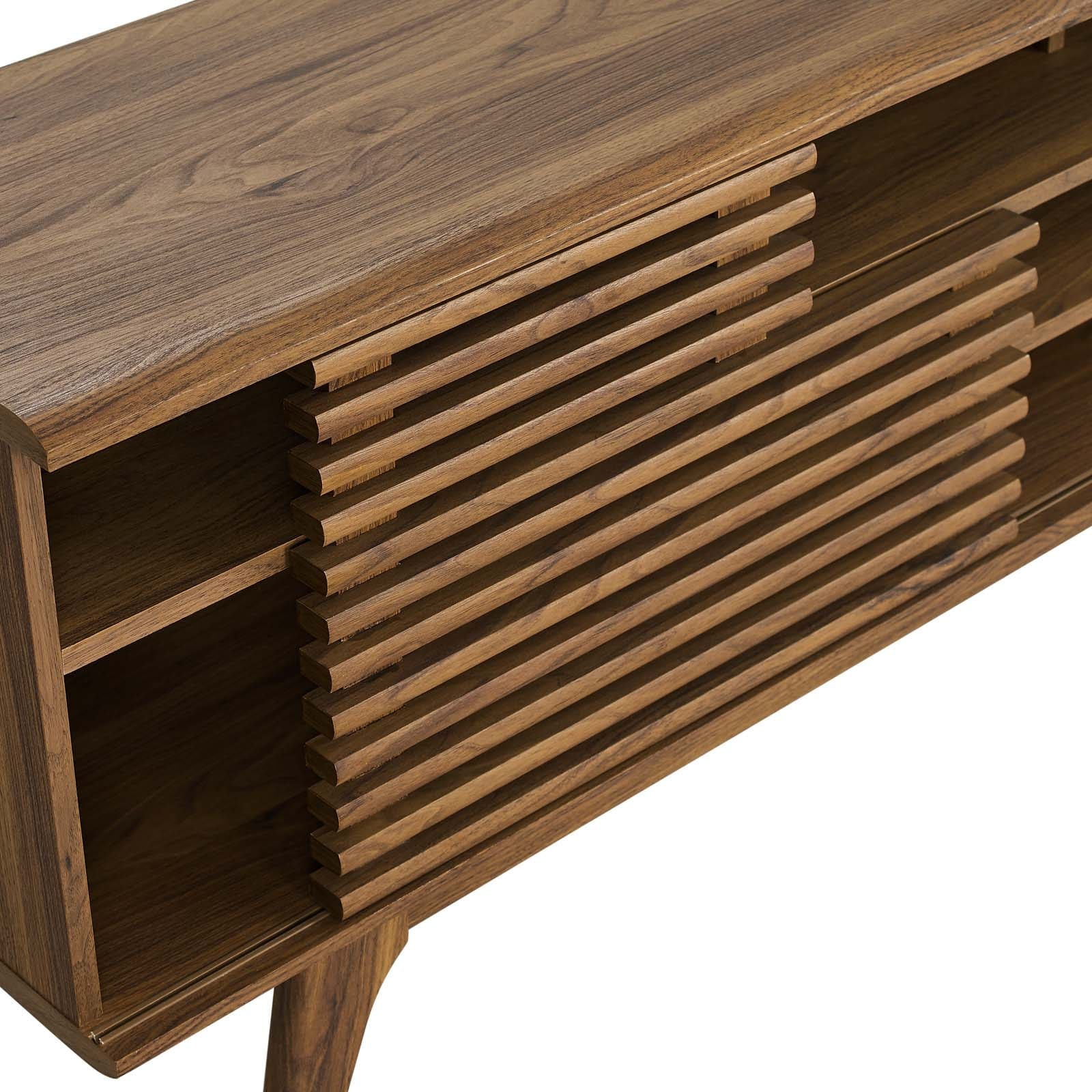 Modway Render 71" Media Console TV Stand in Walnut | TV Stands | Modishstore-6
