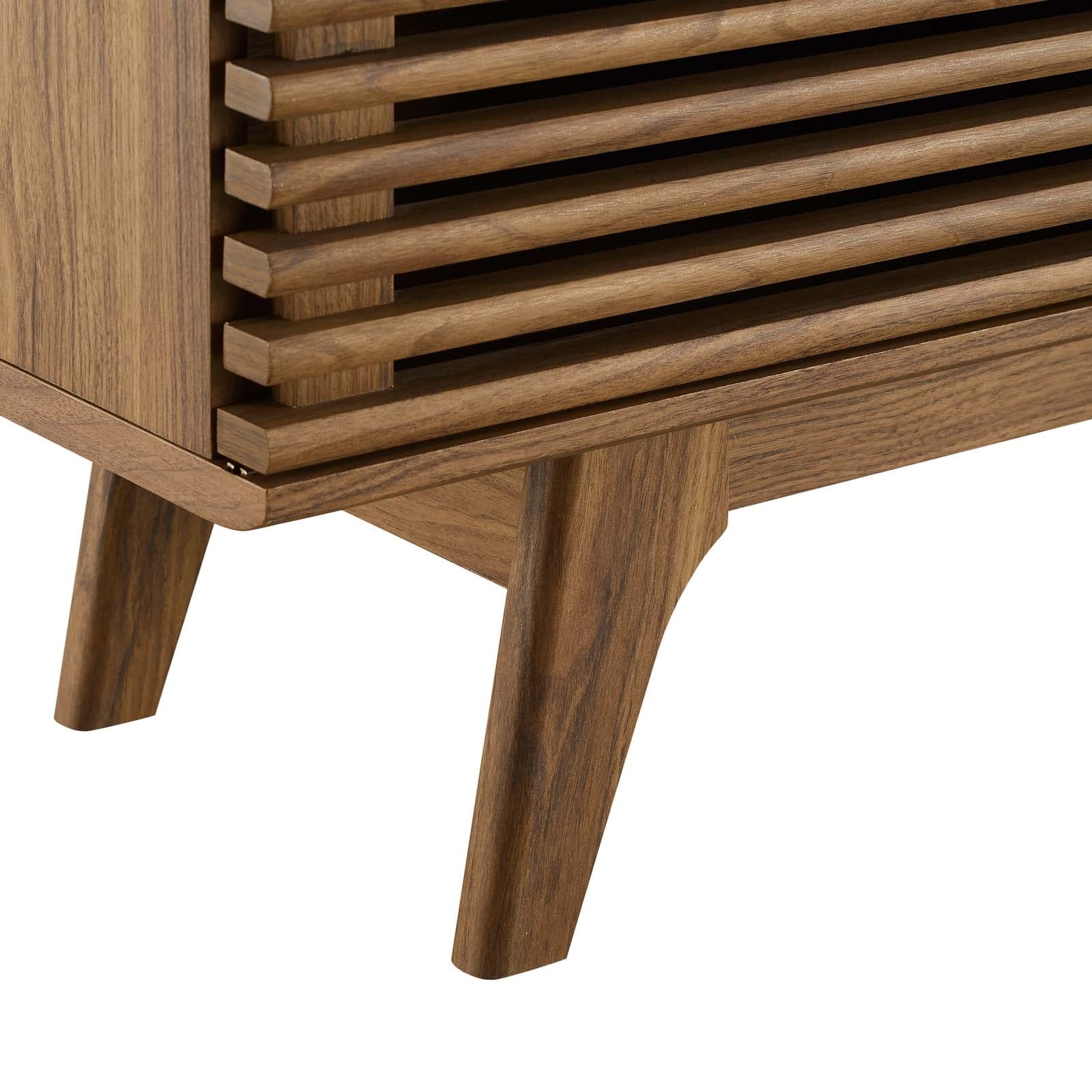 Modway Render 71" Media Console TV Stand in Walnut | TV Stands | Modishstore-7