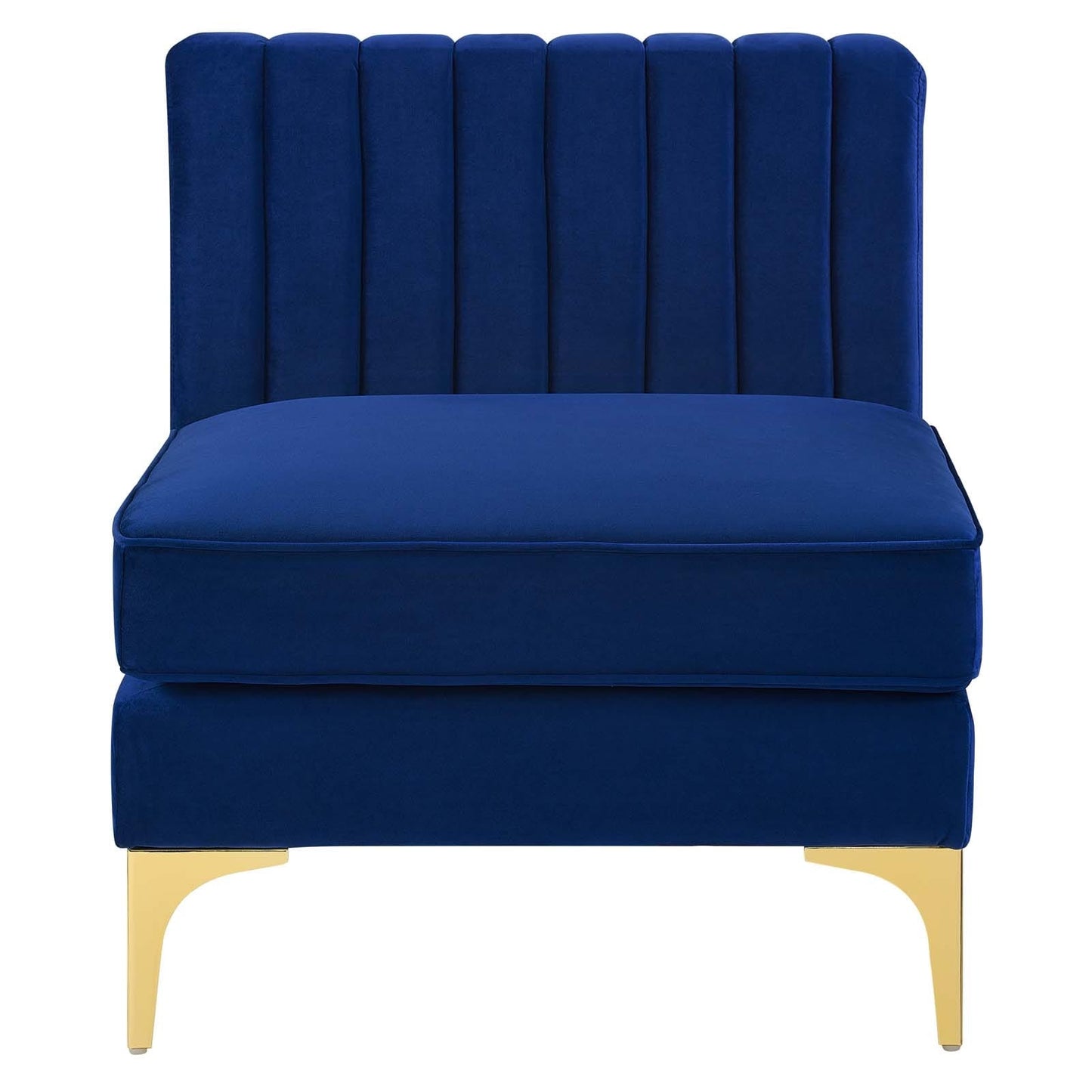 Modway Triumph Channel Tufted Performance Velvet Armless Chair | Accent Chairs | Modishstore-10