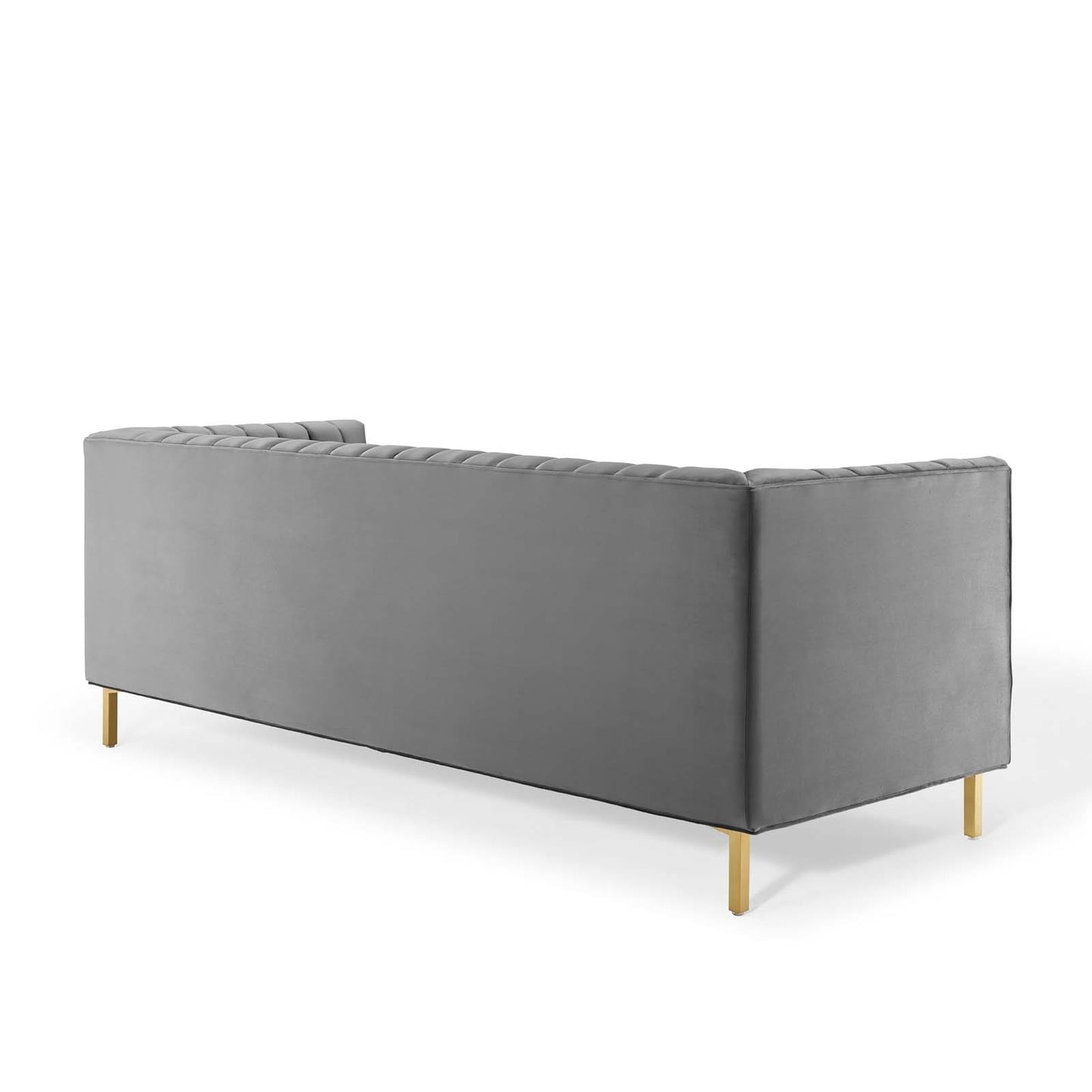 Modway Shift Channel Tufted Performance Velvet Sofa | Sofas | Modishstore-12