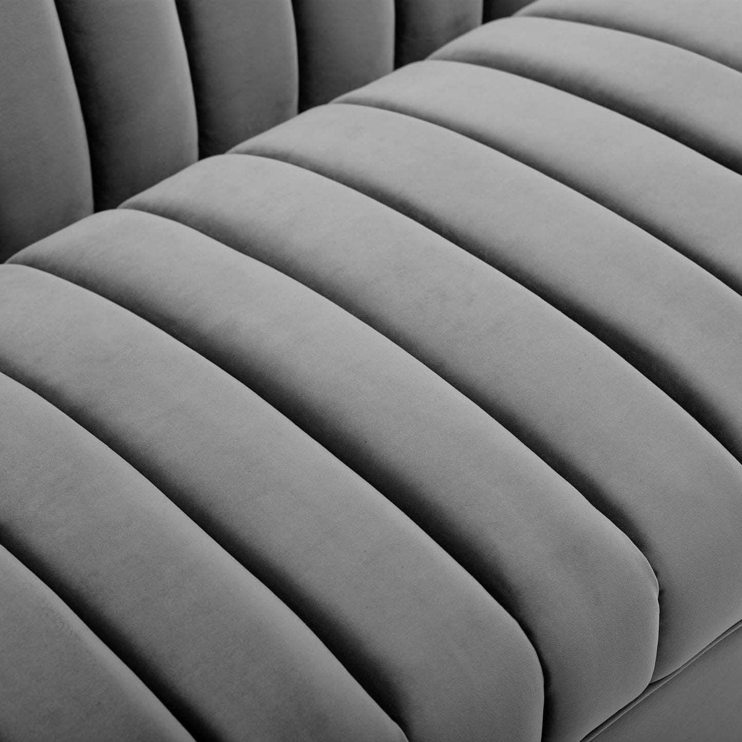 Modway Shift Channel Tufted Performance Velvet Sofa | Sofas | Modishstore-14