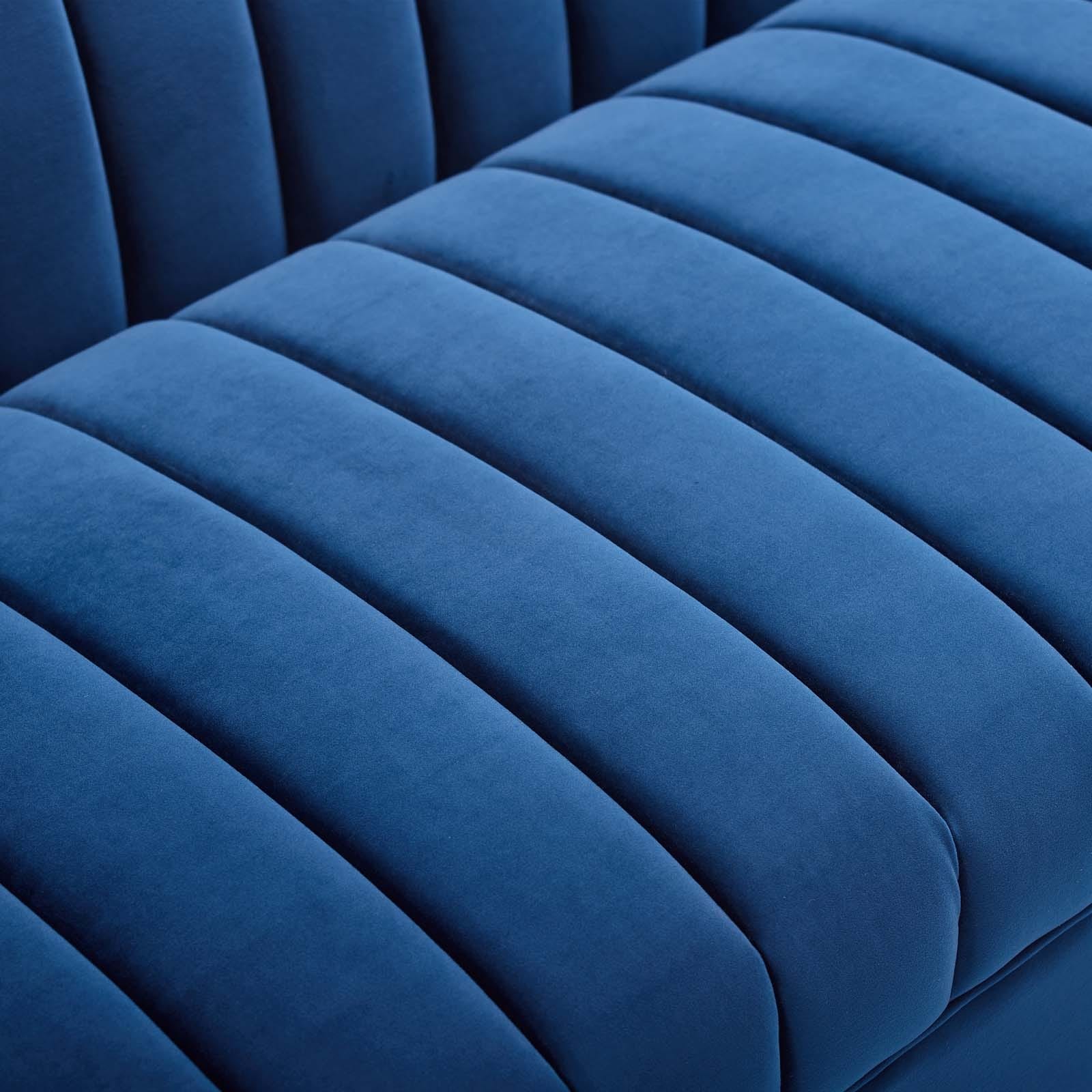 Modway Shift Channel Tufted Performance Velvet Sofa | Sofas | Modishstore-20