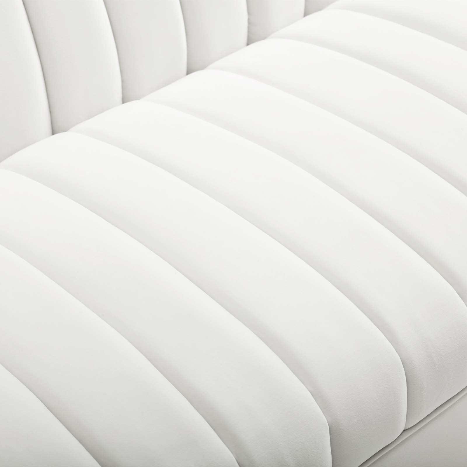Modway Shift Channel Tufted Performance Velvet Sofa | Sofas | Modishstore-33