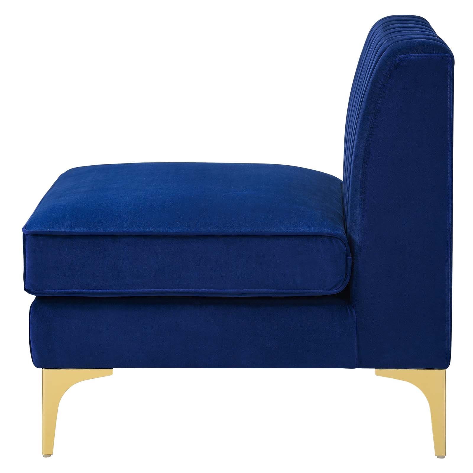 Modway Triumph Channel Tufted Performance Velvet 4-Seater Sofa | Sofas | Modishstore-17