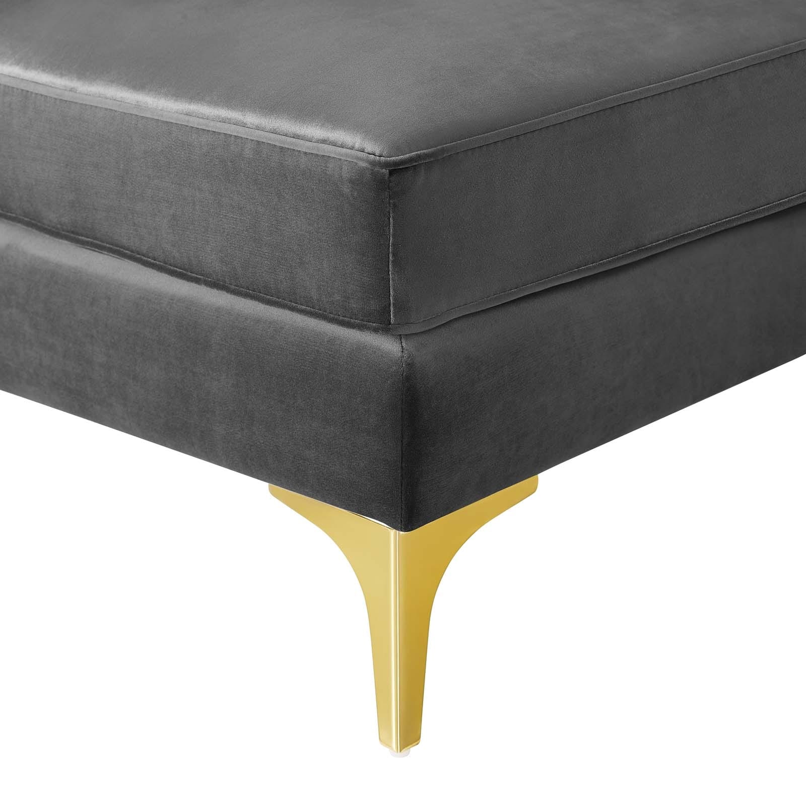 Modway Triumph Channel Tufted Performance Velvet 8-Piece Sectional Sofa | Sofas | Modishstore-6