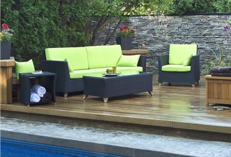 All Things Cedar 4pc. Rattan Deep Seating Set