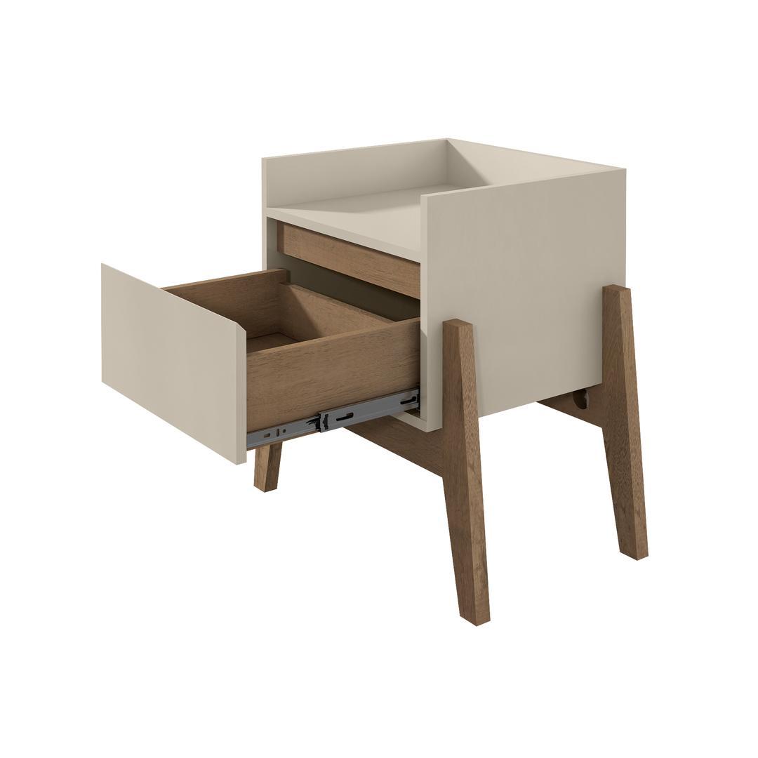 Manhattan Comfort Essence 1-Full Extension Drawer Nightstand
