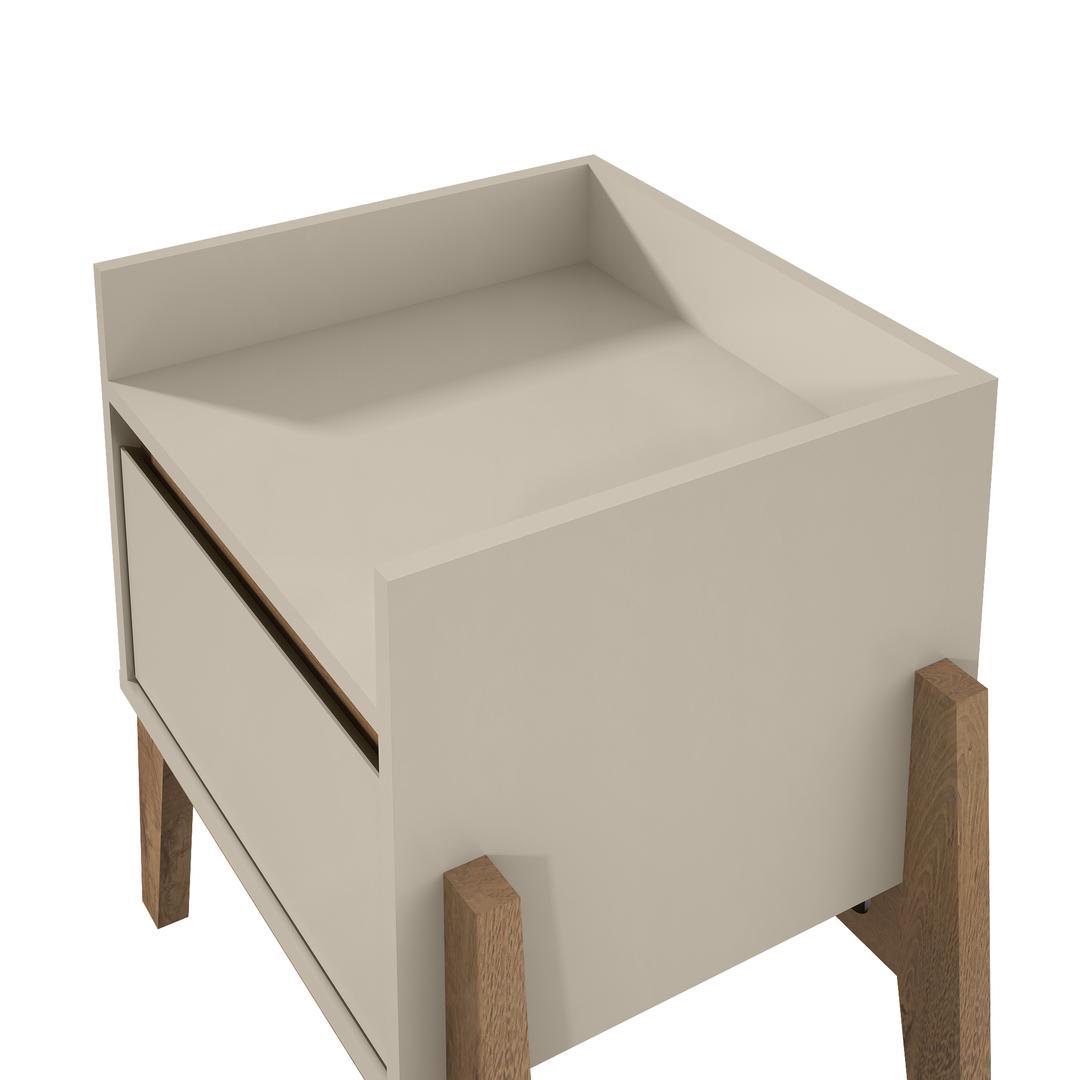 Manhattan Comfort Essence 1-Full Extension Drawer Nightstand