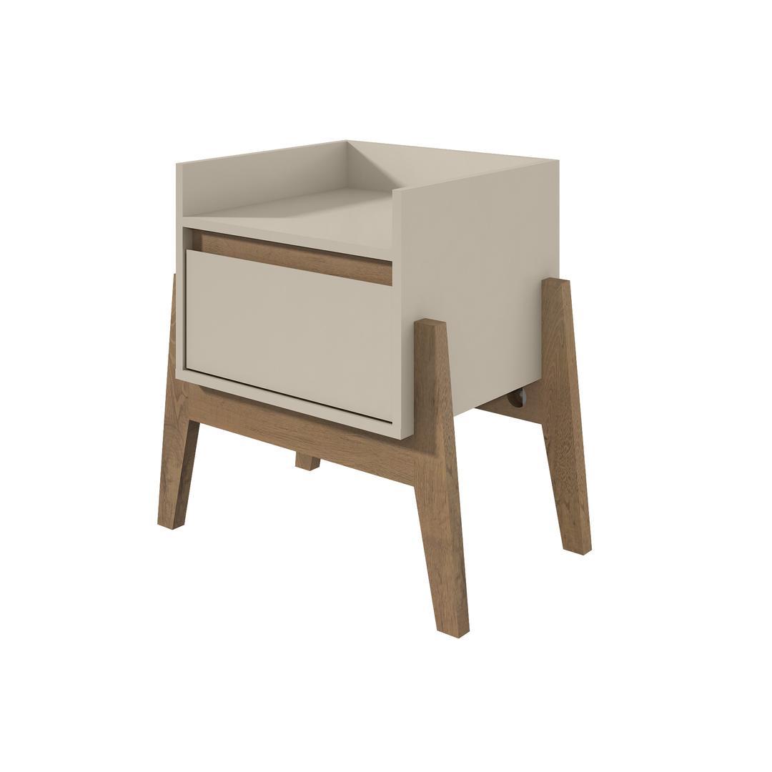 Manhattan Comfort Essence 1-Full Extension Drawer Nightstand